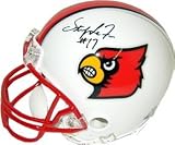 Stefan Lefors Autographed/Hand Signed Louisville Cardinals Replica Mini Helmet