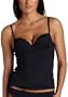 Calvin Klein Women's Customized Lift Tankini Swimsuit Top,Black,8DD