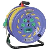 日動工業 カラードラム 30m 漏電保護用(イエロー) NFC-EB34-Y