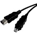 Cables Unlimited 2 Meter 6-Pin to 4-Pin Firewire Cable (MSC502002M)