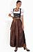 Stockerpoint Trachten DIRNDL 3tlg. Rebecca bronze 96 cm, Gr. 46