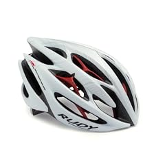 Rudy Project STERLING in White/Red Matte mit abnembaren Visor, Gr��e L (58-62cm), Fahrrad Helm 2012