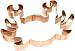 Old River Road Crab Shape Cookie Cutter, Copper