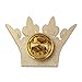 Royal Gold Crown Lapel Pin