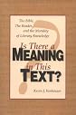Is There a Meaning in This Text?