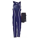 Clearance Speedo Childrens/Kids Girls Full Length Swimming Wetsuit (10 Years (28 inch)) (Blue)