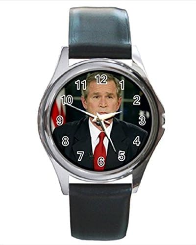 George W Bush (texas) Round Metal Watch copy.jpg