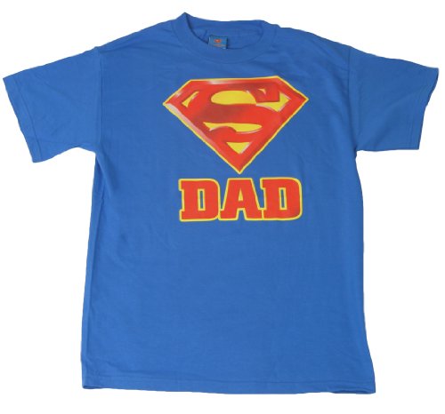  Super Dad Shield -- Superman Adult T-Shirt
