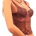 New Sexy Corset Style Beaded Lace Bra Padded Top