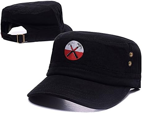 DEBANG Pink Floyd The Wall Logo Adjustable Embroidery Leisure Flat Hat Unisex Casual Fitted Cap