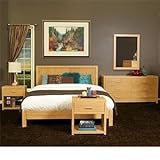 Niko 5-pc Queen Bedroom Set Bed, 2 Nightstands, Dresser & Mirror