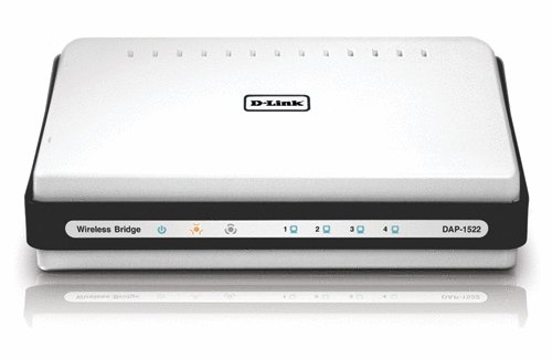 D-Link DAP-1522 Xtreme 4-Port GigaBit Selectable Dual Band Draft 802.11n N Duo Wireless Bridge/Access Point