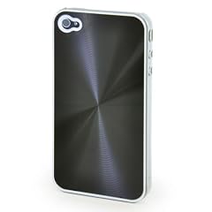 VCubed3 Anodized Metal Back, f�r iPhone 4/4S, Schwarz