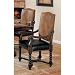 Kitchen & Housewares : Set of 2 European Style Nail Head Trim Game/Dining Arm Chair