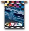 NASCAR NASCAR 2-Sided 28-by-40-Inch Banner with Pole Sleeve