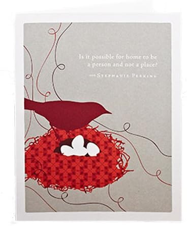 Positively Green "Is it possible for a home to be..." -Stephanie Perkins (Mother's Day) - Card 5045-POSITIVELY