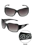 Baby Phat 2014 Black Sunglasses w/ Rhinestones