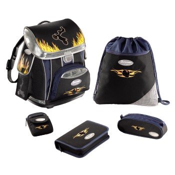 SAMMIES by SAMSONITE - PREMIUM SCHULRANZEN-SET - MOTOCROSS - 5-TLG. SAMMIES by SAMSONITE - PREMIUM SCHULRANZEN-SET - MOTOCROSS - 5-TLG.