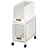 ヤナセイ Purecle(ピュアクル)すき間野菜ストッカー(2段) GP-06 ホワイト