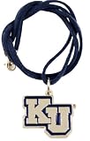 NCAA Kansas Jayhawks Suede Necklace