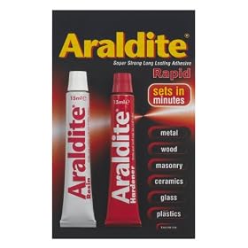 Araldite 15ml Extra Strong Rapid Adhesive in Tube Pack (Set of 2)