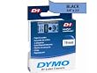 3/4X23 Black Print/ Blue Tape Dymo D1 Tape 3/4X23 Black Print/ Blue Tape Dymo D1 Tape