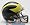 Michigan Wolverines Replica Mini Helmet w/ Z2B Mask