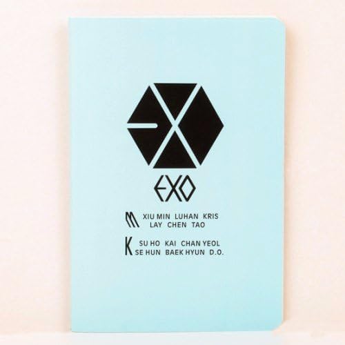 EXO notebook EXO-K EXO-M Growl Diary Notebook Hot Sale (blue)