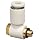 SMC KQ2V04-M5A PBT & Brass Push-to-Connect Tube Fitting, Universal Elbow, 4 mm Tube OD x M5x0.8 Male