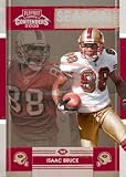 2008 Playoff Contenders Season Tickets Football Card # 85 Isaac Bruce - San Francisco 49ers - NFL Trading Card in Protective Display Case!