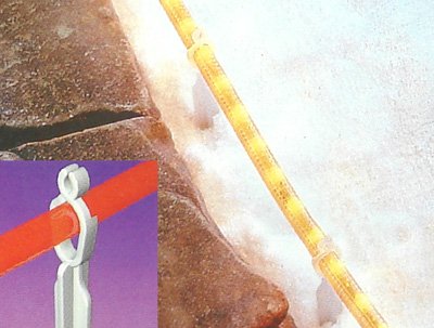 Pack of 25 Outdoor Christmas Tube Light Ground Stakes
