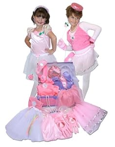Dress Up For Girls Princess Trunk 26 Pieces(Jewlery to Shoes)