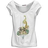 Baby Phat - Baby Phat Shirred Scoop Neck Tee - Women's