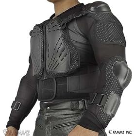 Click here to buy a3j Safety Protector ARMOR Jacket Back Body Men Guard , Black, L by FAMMZ.
