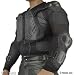 a3j Safety Protector ARMOR Jacket Back Body Men Guard , Black, S