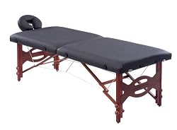 Health Mark MS15114 Portable Massage Table (Black)