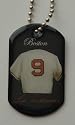 Ted Williams Dogtag with Game-Used Bat