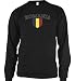Romania Romanian Flag Football Soccer Distressed Vintage Retro Country Flag Pride Patriotic Nationality Men's Thermal Shirt Series 03