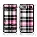 Pink Plaid Design Protective Skin Decal Sticker for Samsung Omnia SCH-i910 Cell Phone