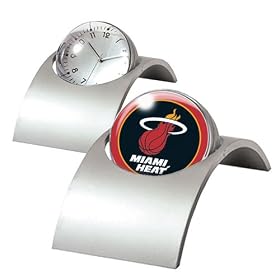 Click here to buy Miami Heat NBA Spinning Desk Clock.