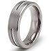 6.5mm Titanium Ring with Stainless Steel Cable (Sizes 7-12)