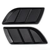 High Quality Jet Black ABS Plastic SUV Duct Air Scoop Hood Intake Vent Cover Grille... by Astra Security