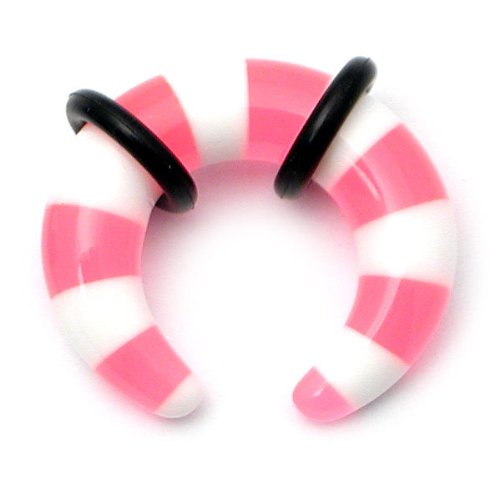 Claw ear stretcher| uv candy expanders (claw) | 6mm gauge | acrylic – pink Claw ear stretcher| uv candy expanders (claw) | 6mm gauge | acrylic – pink