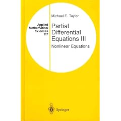 Partial Differential Equations: Nonlinear Equations v. 3 (Applied Mathematical Sciences)