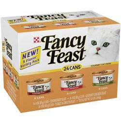 Fancy Feast Loaf Variety Pack Canned Cat Food 24/3-oz cans