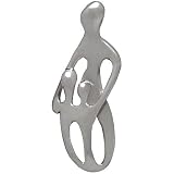 Sterling Silver Mother with Two Children Family Pin