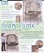 Bird cage Large Blue Ribbon - BLE CAGE AVIARY 1IN WH 38X28