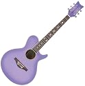 Daisy Rock WildWood Acoustic Short Scale Guitar, Purple Daze