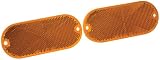 Reese Towpower 73819 Amber Quick Mount Reflector - 2 Pack