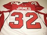 Edgerrin James Autographed Arizona Cardinals Authentic Reebok Jersey